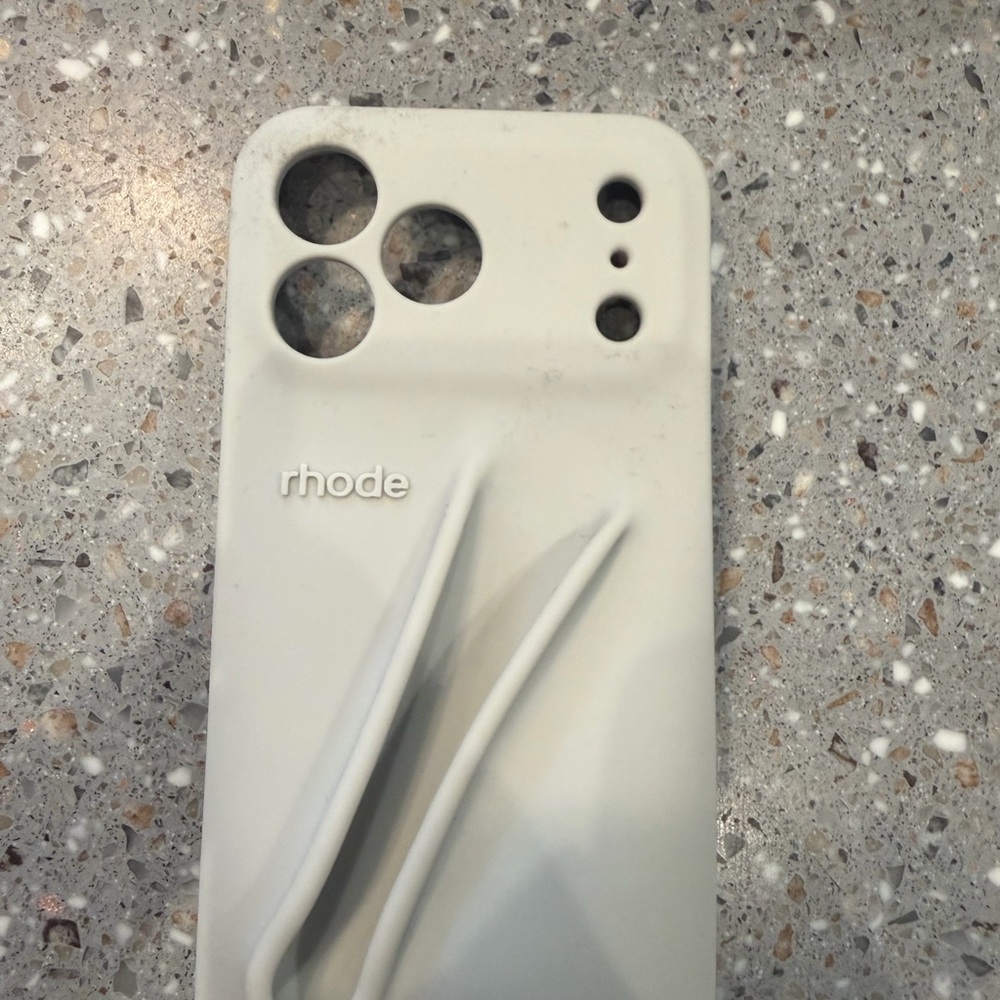 RHODE Off-White Phone  17 pro max Case